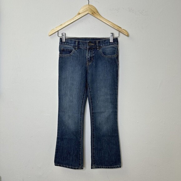 The Childrens Place Girls Bootcut Stretch Jeans Size 7 Medium Blue - Picture 3 of 7